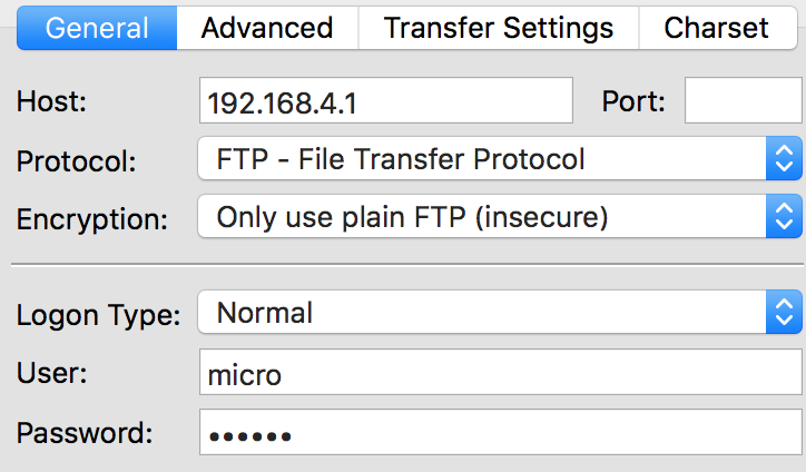 filezilla port command tainted